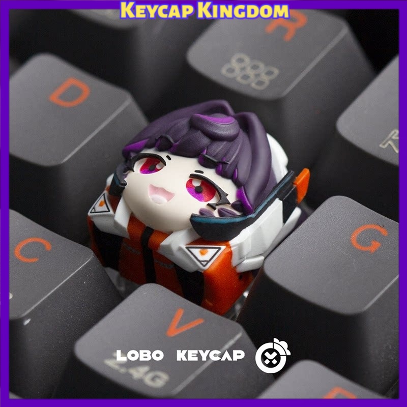 Gaming Accessories Aesthetic - OW Kiriko ve D.Va Reçine Zanaatkar