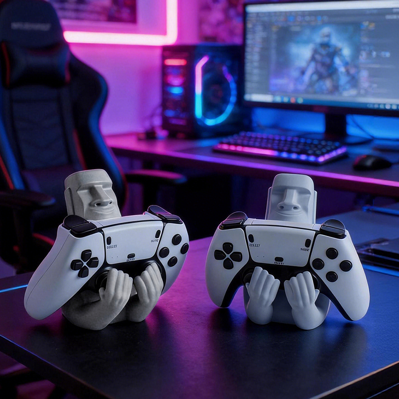 Komik Moai Taş Reçine Gamepad  - Gaming Accessories For Room incelemesi ve fiyatı