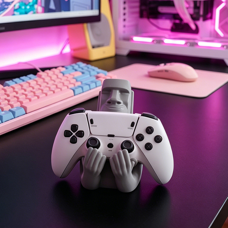 Komik Moai Taş Reçine Gamepad  - Gaming Accessories For Room incelemesi ve fiyatı